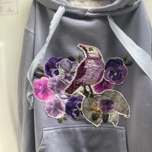 Shabby Chic hoodie - Picture 3 of 4